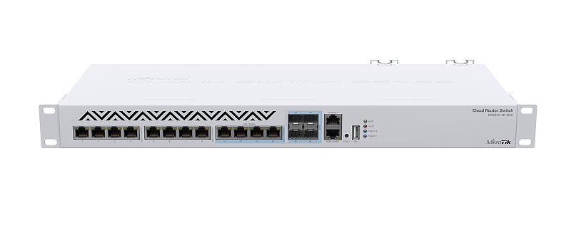 Komutators MIKROTIK L3 Rack 1U 8x10/100Base-TX 4xSFP 1xRJ45