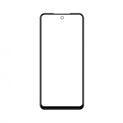 Outer Screen Glass Saderīgs ar Xiaomi Poco F3 Melns Original