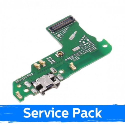 Charging Port Saderīgs ar Huawei Y6 2018 Ar Flex / Plata Original (Service Pack)