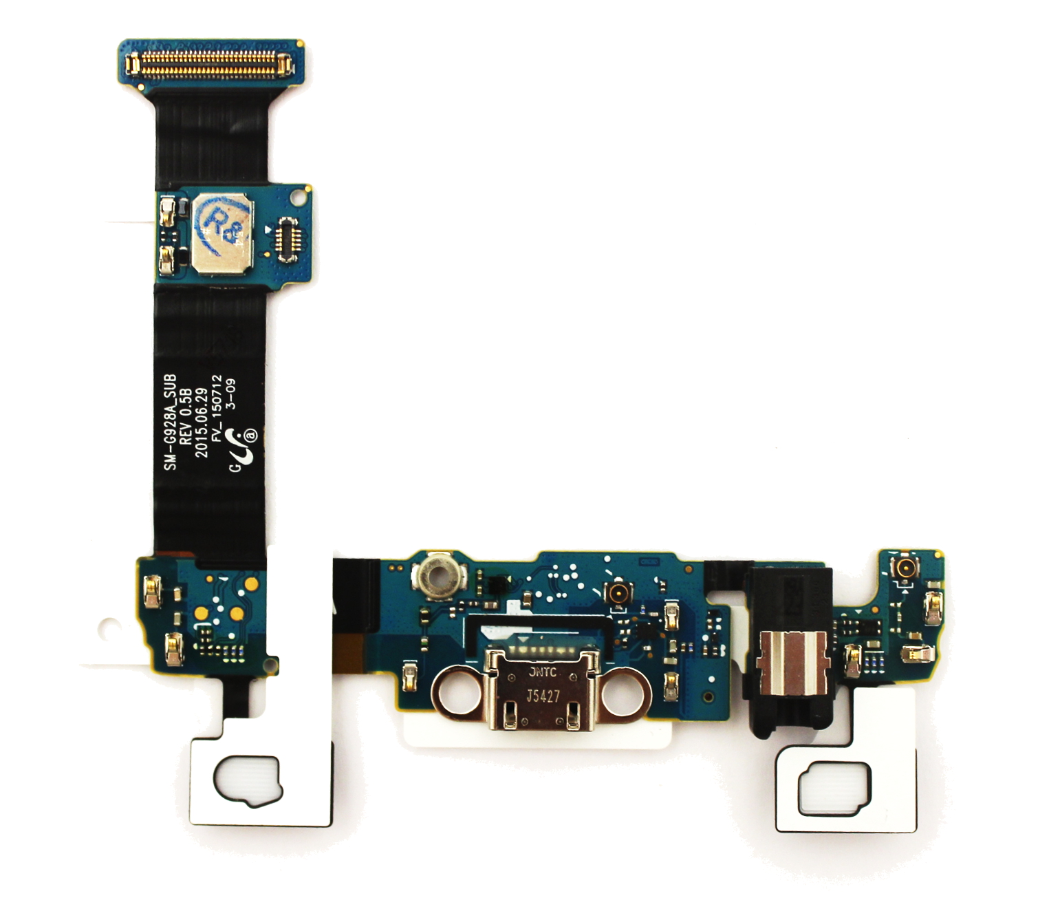 Flex Samsung G928 S6 Edge Plus priekš plugin, microphone, headphone connector un function keys ORG