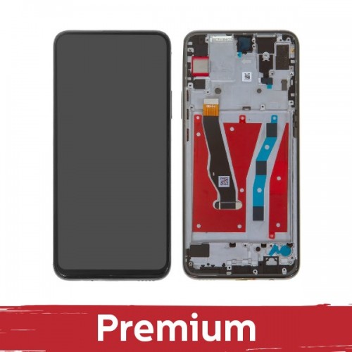 LCD Displejs Saderīgs ar Huawei P Smart Z ar Frame / Sapphire Zils / OEM