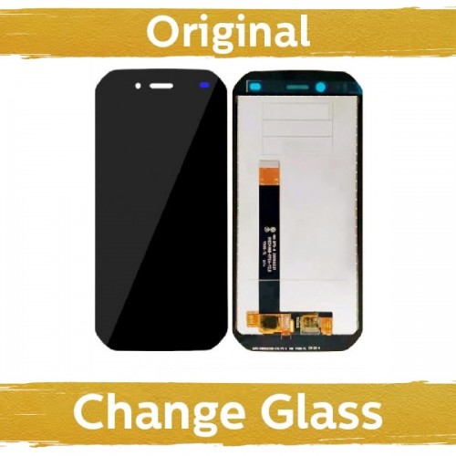 LCD Displejs Saderīgs ar Caterpillar "CAT" S32 Melns (Renewed: China)