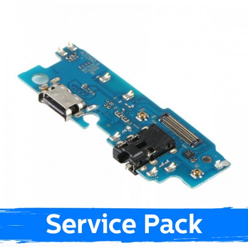 Charging Port Saderīgs ar Samsung A326 A32 5G ar Flex / Plata 100% Original (Service Pack)