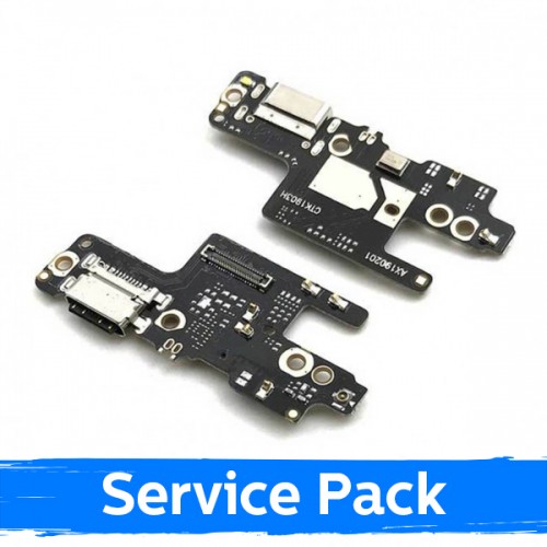 Charging Port Saderīgs ar Xiaomi Redmi Note 7 Ar Flex / Plata Original (Service Pack)