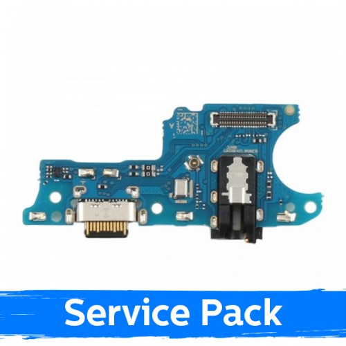 Charging Port Saderīgs ar Samsung A025 A02s Ar Flex / Plata Original (Service Pack)