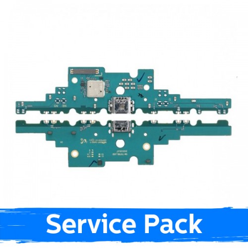 Charging Port Saderīgs ar Samsung T976 / T970 Tab S7 Plus Ar Flex / Plata 100% Original (Service Pack)