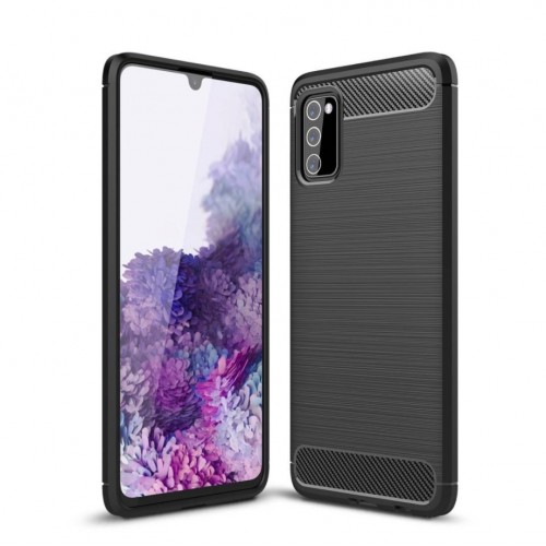 Phone Maciņš "Carbon" Samsung A037 A03s Melns