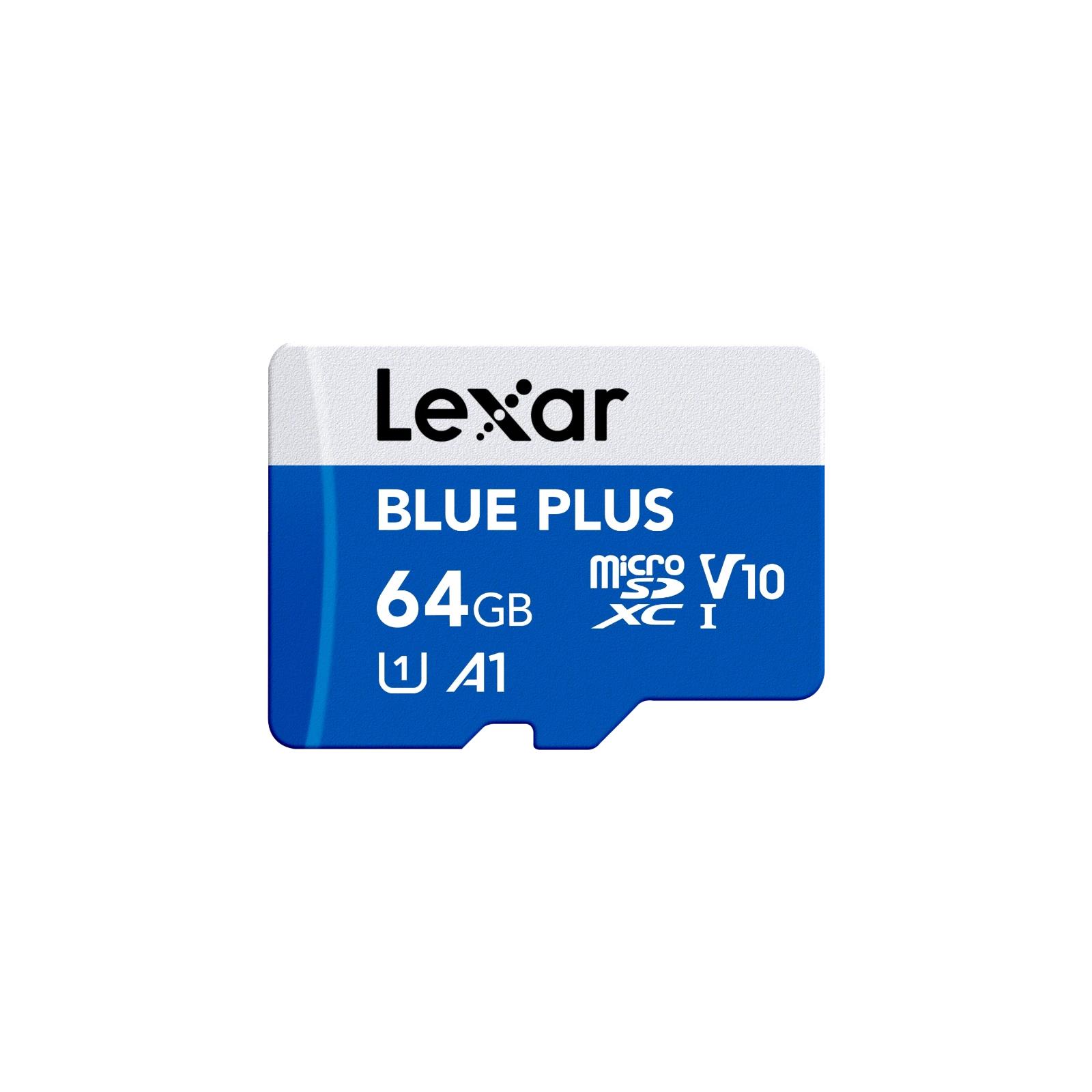 Atmiņas karte Micro SDXC 64GB UHS-I Lexar ar adapteri