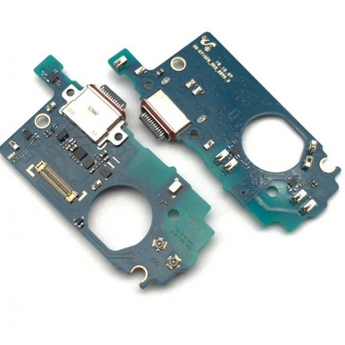 Charging Port Saderīgs ar Samsung G715 Xcover Pro ar Flex / Plata OEM
