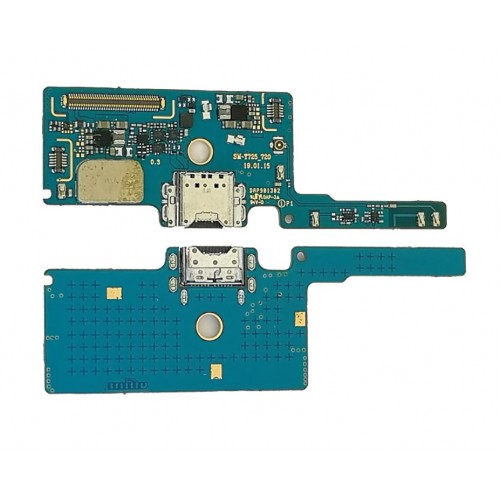 Charging Port Saderīgs ar Samsung T725 / T720 Tab S5e Ar Flex / Plata OEM