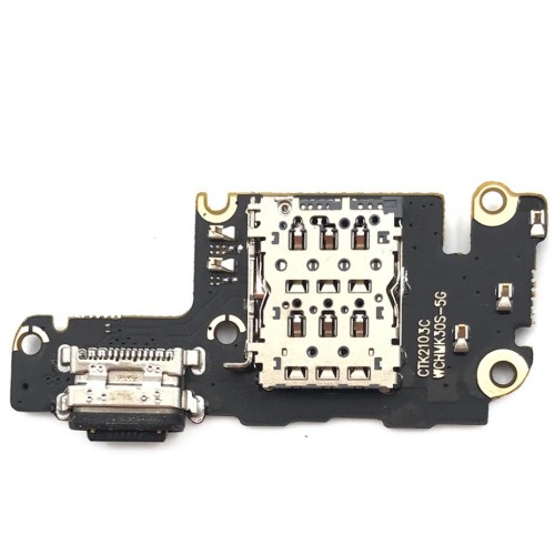 Charging Port Saderīgs ar Xiaomi Mi 10T 5G / 10T Pro 5G Ar Flex / Plata OEM