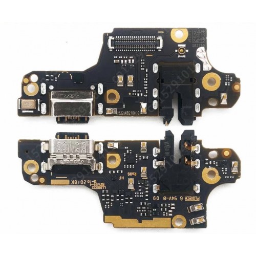 Charging Port Saderīgs ar Xiaomi Redmi Note 9 Pro / Note 9S / Poco M2 Pro ar Flex / Plata OEM