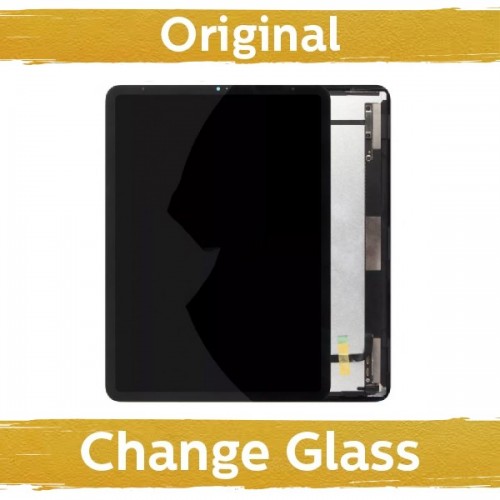 LCD Displejs Saderīgs ar iPad Air 4 (2021) Melns (Renewed: China)