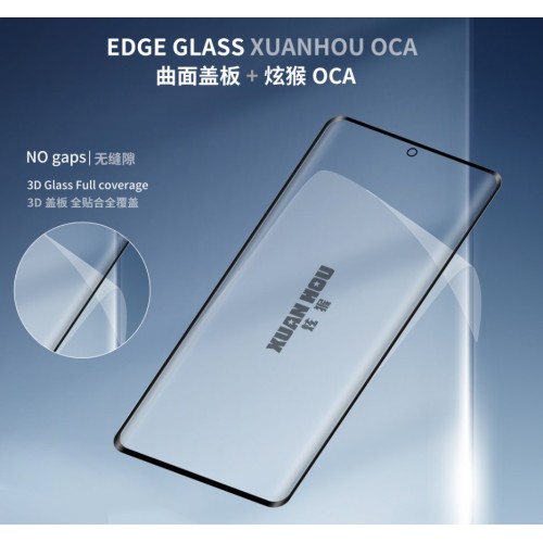 Outer Screen Glass Saderīgs ar "Pro+" Samsung G955 S8 Plus / glass + XH OCA 150um