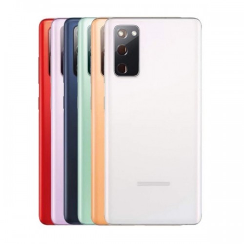 Aizmugurējais vāciņš Saderīgs ar Samsung G780 S20 FE / Cloud Balts / (ar camera lens) OEM