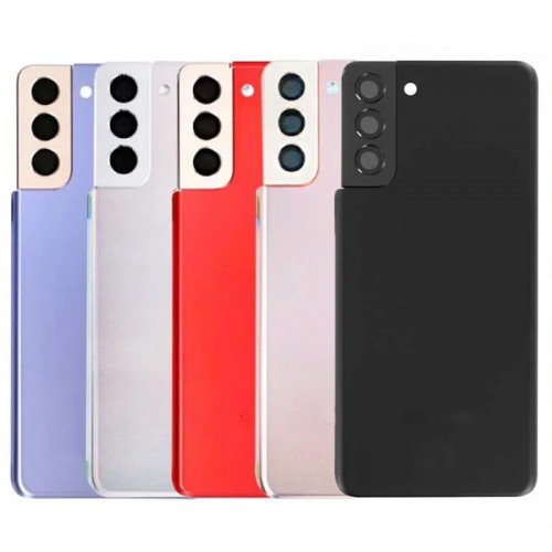 Aizmugurējais vāciņš Saderīgs ar Samsung G996 S21 Plus / Phantom Rozā / (ar camera lens) OEM