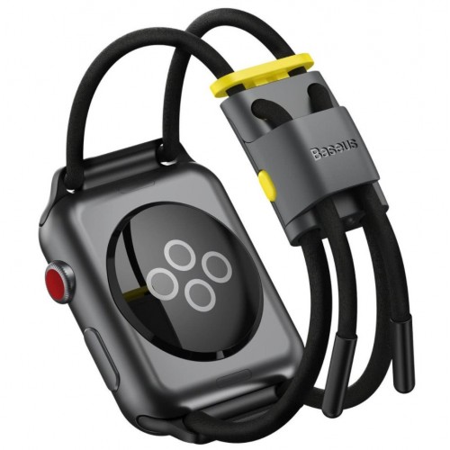 Band Baseus "Lets go" priekš Apple Watch Series 38 / 40mm Pelēks/Dzeltens