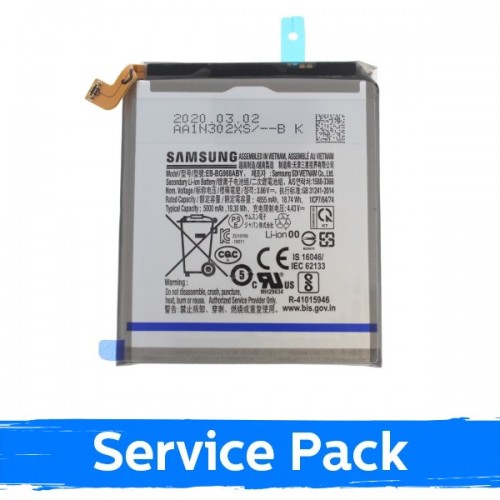 Baterija Saderīgs ar Samsung G988 S20 Ultra EB-BG988ABE 5000mAh Original (Service Pack)