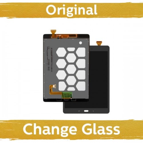 LCD Displejs Saderīgs ar Samsung T550 / T555 Tab A 9.7'' Melns (Renewed: China)