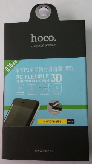 Screen protection glass "Hoco SP9 3D" Apple iPhone 6/6S balts