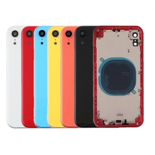 Aizmugurējais vāciņš Saderīgs ar iPhone XR full housing / Dzeltens / OEM