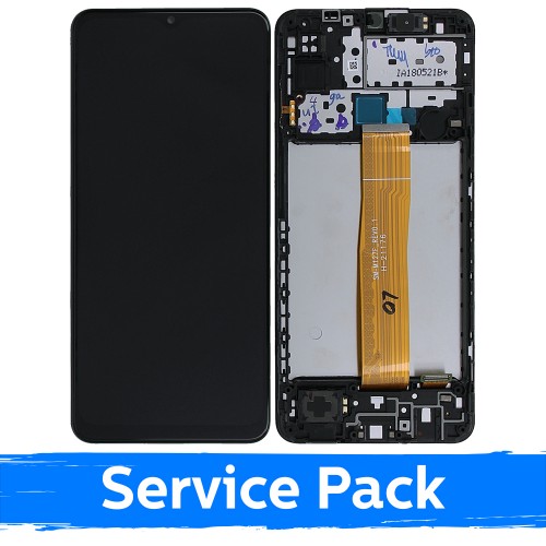 LCD ekrāns savietojams ar Samsung M127 M12 melns ar rāmi (Service Pack)