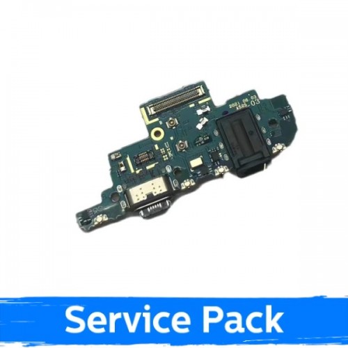 Charging Port Saderīgs ar Samsung A528 A52s Ar Flex / Plata original (Service Pack)
