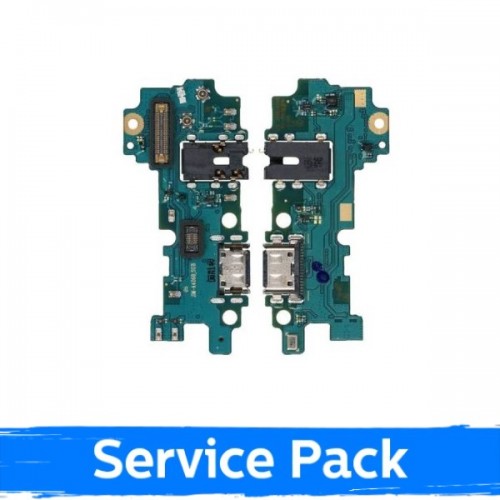 Charging Port Saderīgs ar Samsung A426 A42 Ar Flex / Plata 100% original (Service Pack)