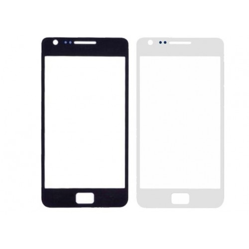 Outer Screen Glass Compatible With Samsung I9100 S2 White HQ