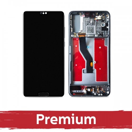 LCD Displejs Saderīgs ar Huawei P20 Pro / Melns / OEM
