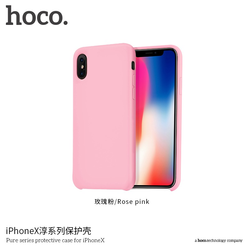 Maciņš "Hoco Pure Series" priekš iPhone X rose rozā