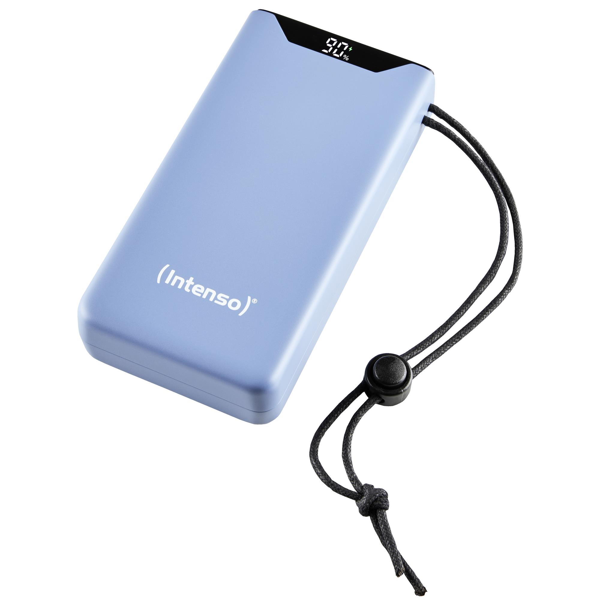 Intenso F20000 portatīvais lādētājs 20000mAh, QC3.0, zils