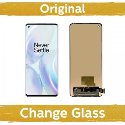 LCD Displejs Saderīgs ar OnePlus 9 Pro Melns (Renewed: China)