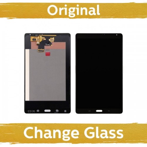 LCD Displejs Saderīgs ar Samsung T705 / T700 Tab S Melns (Renewed: China)