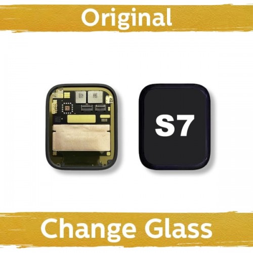 LCD Displejs Saderīgs ar iWatch Series 7 41mm Melns (Renewed: China)