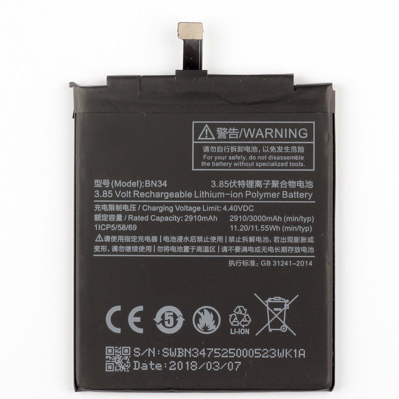 Baterija ORG Xiaomi Redmi 5A 2910mAh BN34