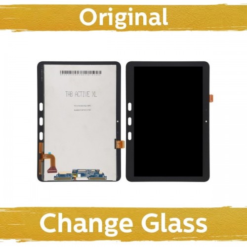 LCD Displejs Saderīgs ar Samsung T540 / T545 Tab Active Pro Melns (Renewed: China)