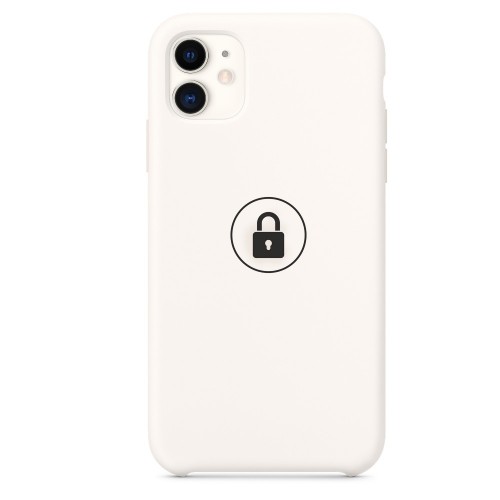 Phone Maciņš "Silicone Maciņš" priekš iPhone 11 / Ivory balts / in package