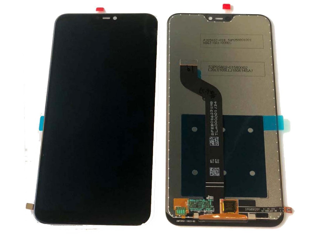 LCD screen Xiaomi Mi A2 Lite/Redmi 6 Pro ar touch screen Melns HQ