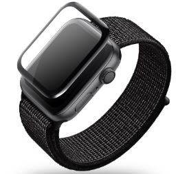 Ekrāna aizsargstikls "5D Full Glue" Apple Watch 4/5/6/SE 44mm izliekts vairumā