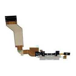 Flex priekš iPhone 4S priekš charging connector balts ORG