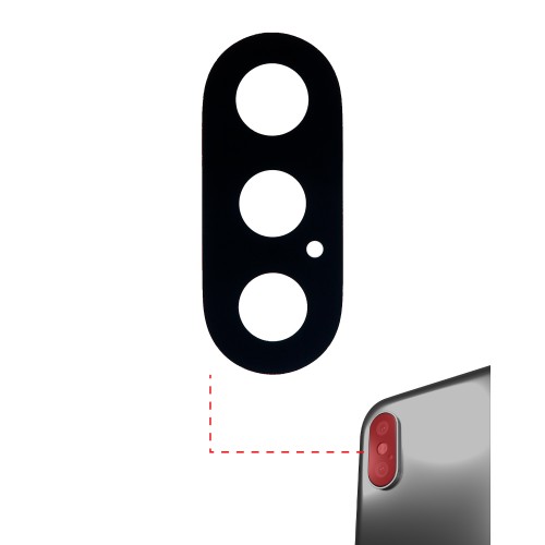 Rear Camera Lens Saderīgs ar Apple iPhone Xs / Xs Max Rear Camera Lens / PREMIUM /