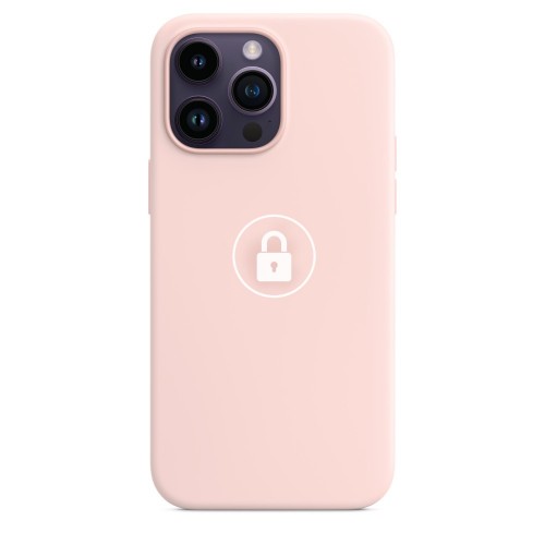Phone Maciņš "Silicone Maciņš v2" priekš iPhone 14 Pro Max / Chalk Rozā / in package