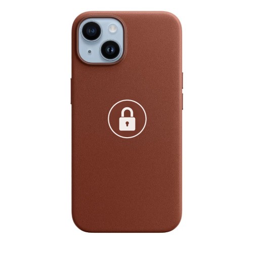 Phone Maciņš "Leather Maciņš v2" priekš iPhone 14 / Umber / in package