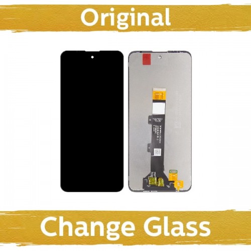 LCD Displejs Compatible Motorola E40 / XT2159 / Melns (Renewed: China)