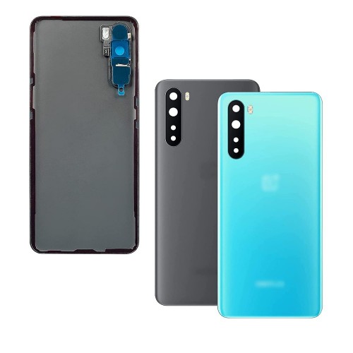 Aizmugurējais vāciņš Saderīgs ar OnePlus Nord / Zils Marble / (ar camera lens) HQ
