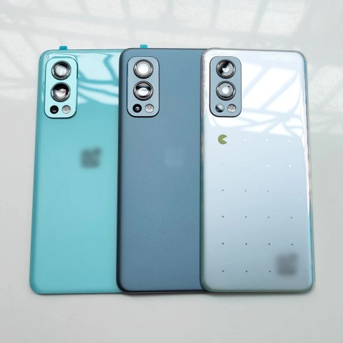 Aizmugurējais vāciņš Saderīgs ar OnePlus Nord 2 / Pelēks Sierra / (ar camera lens) HQ