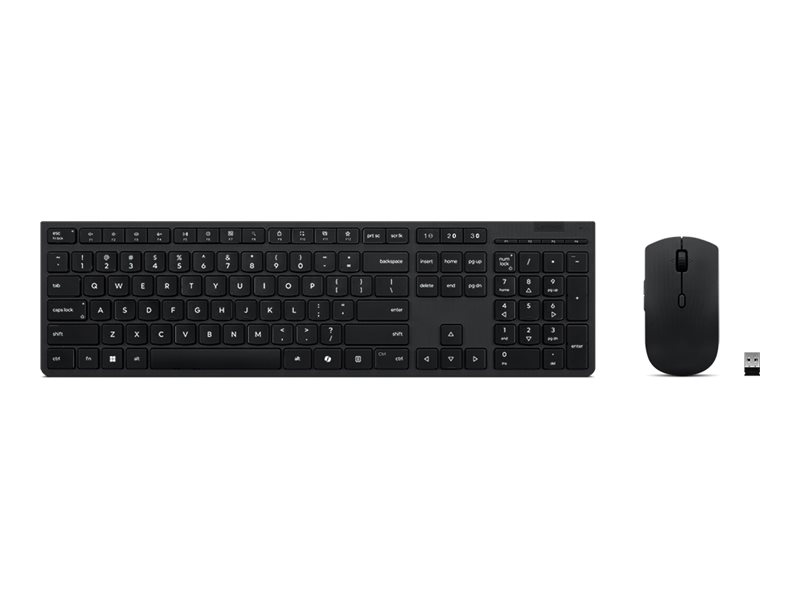 Lenovo Professional bezvadu uzlādējama tastatūra un pele