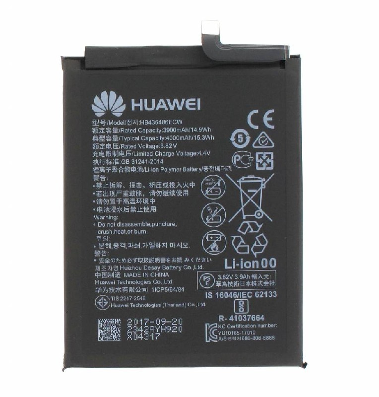 Baterija original Huawei Mate 10/Mate 10 Pro/Mate 20/P20 Pro/Honor View 20 4000mAh HB436486ECW (service pack)