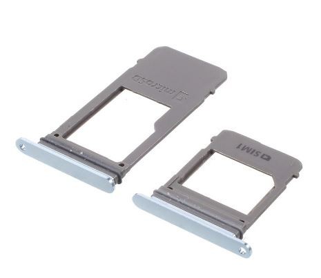 SIM card holder Samsung A530 A8 2018 (2 pcs) violets (orchid pelēks) ORG